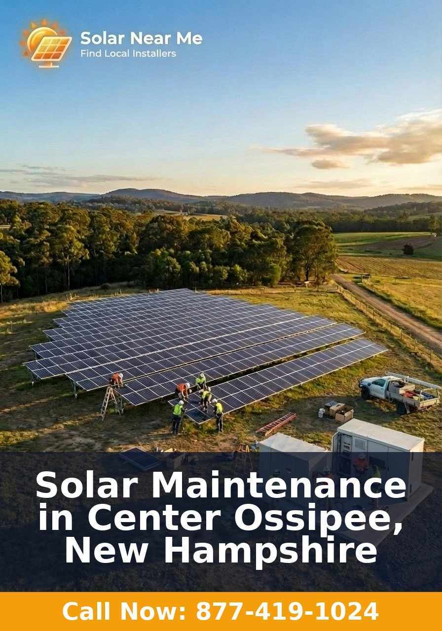 Solar Maintenance in Center Ossipee, New Hampshire