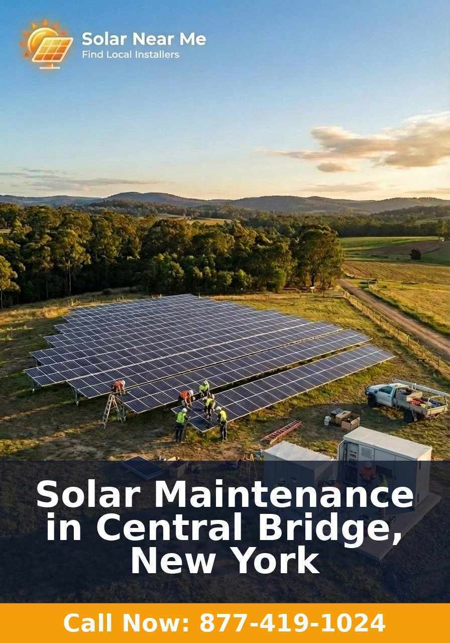 Solar Maintenance in Central Bridge, New York