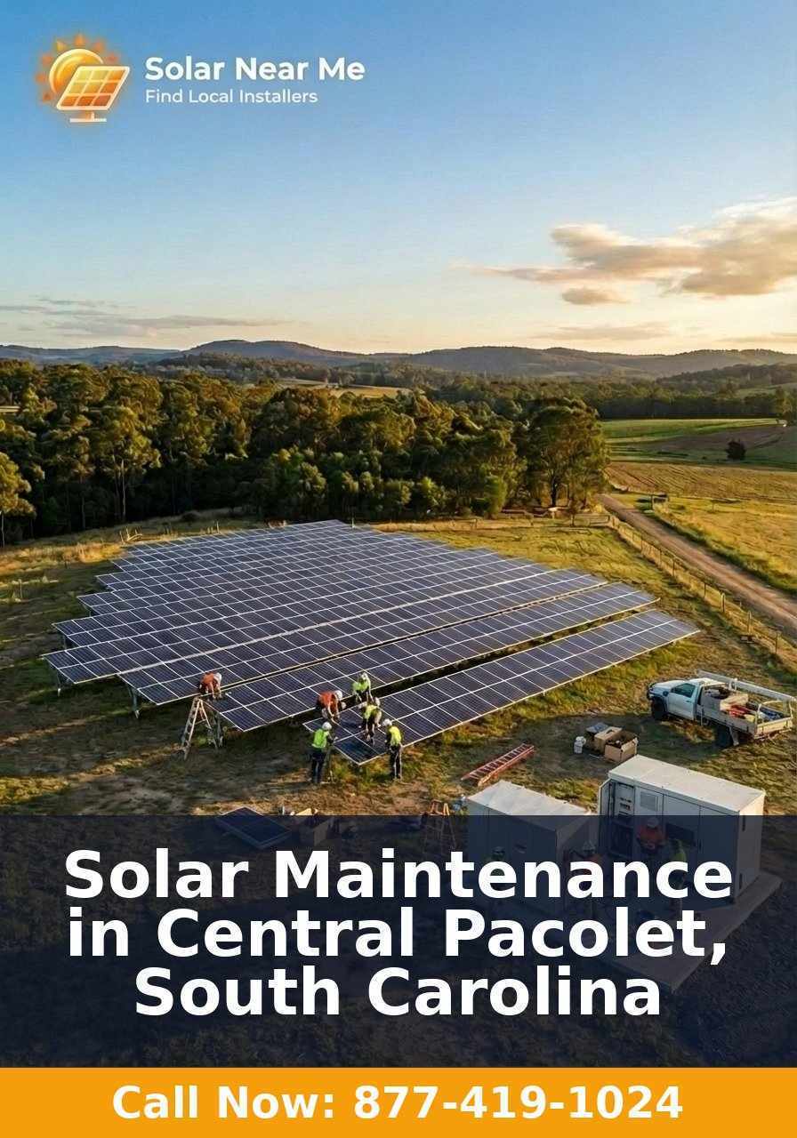 Solar Maintenance in Central Pacolet, South Carolina