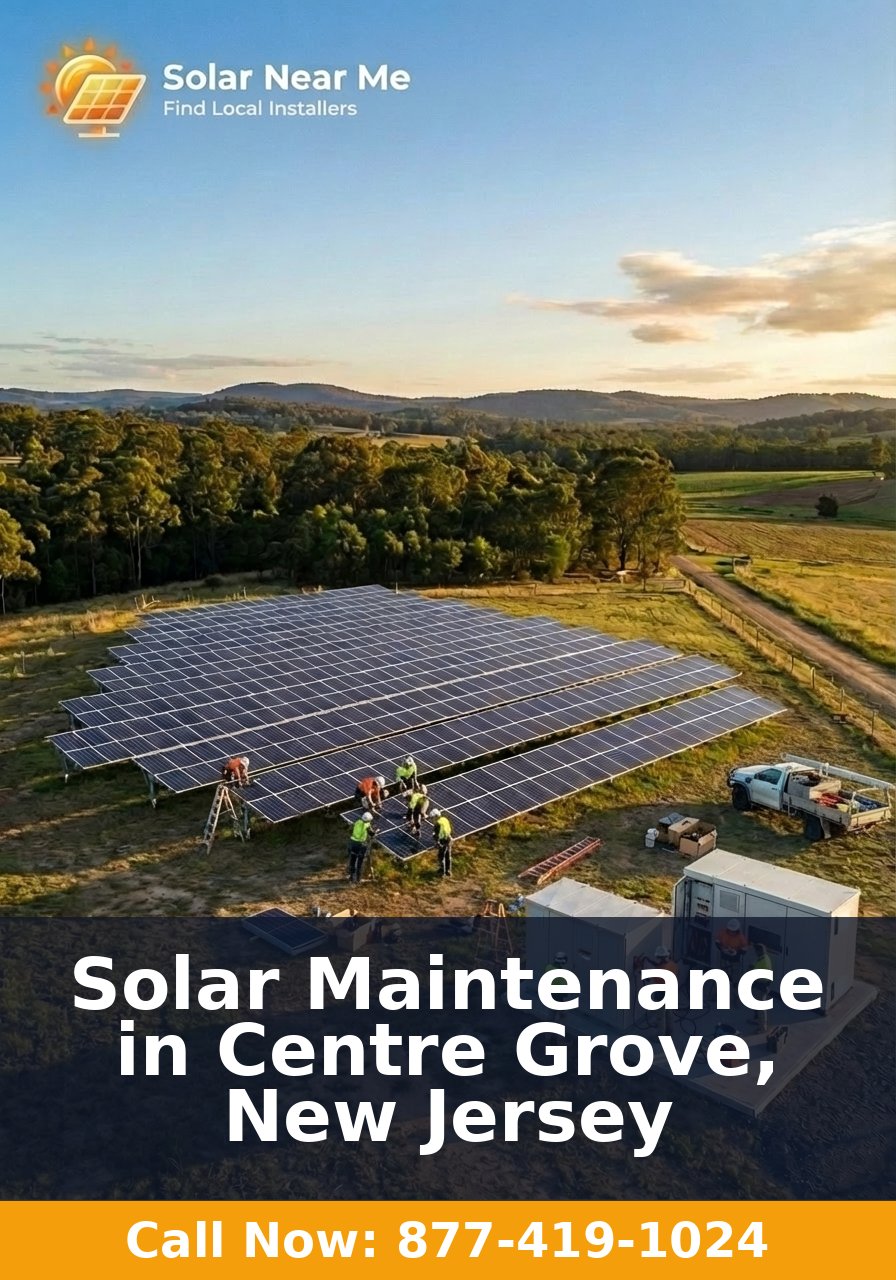 Solar Maintenance in Centre Grove, New Jersey
