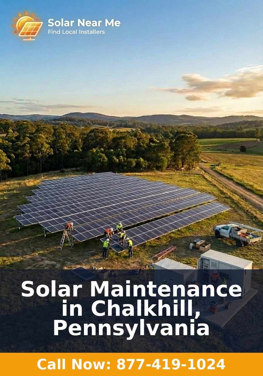 Solar Maintenance in Chalkhill, Pennsylvania