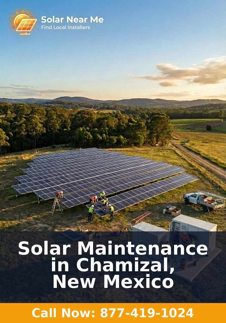 Solar Maintenance in Chamizal, New Mexico