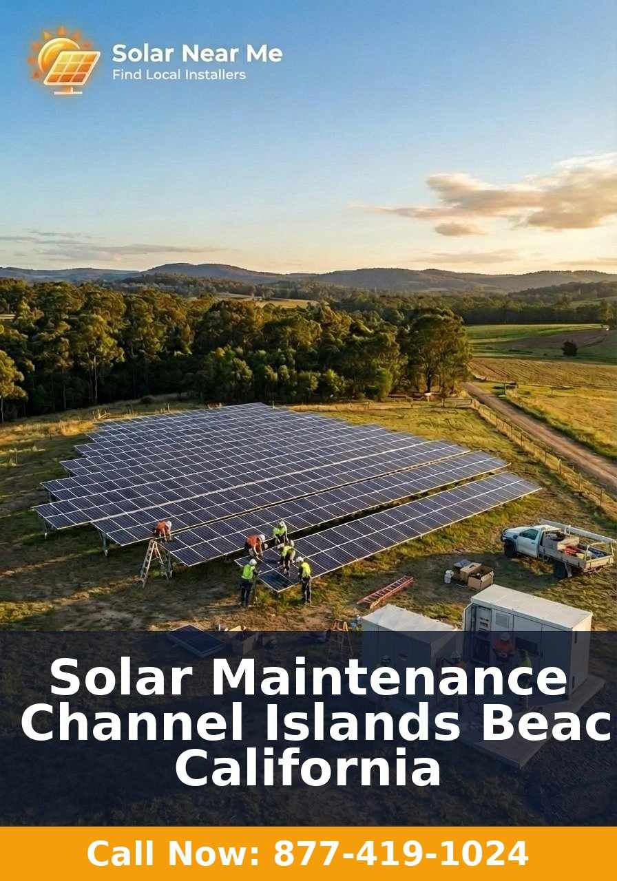 Solar Maintenance in Channel Islands Beach, California