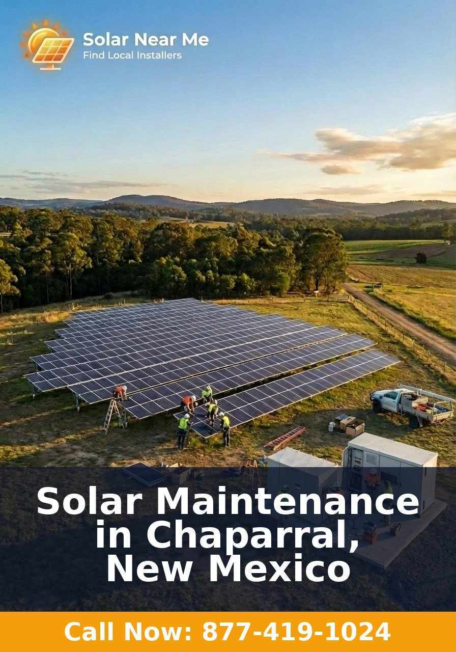 Solar Maintenance in Chaparral, New Mexico