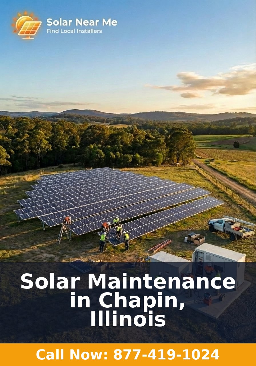 Solar Maintenance in Chapin, Illinois