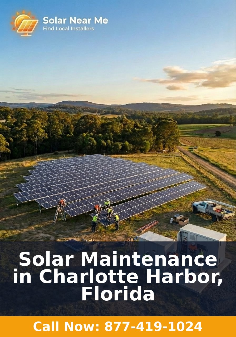 Solar Maintenance in Charlotte Harbor, Florida