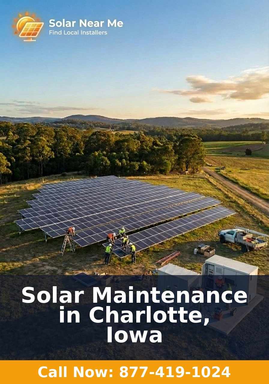 Solar Maintenance in Charlotte, Iowa