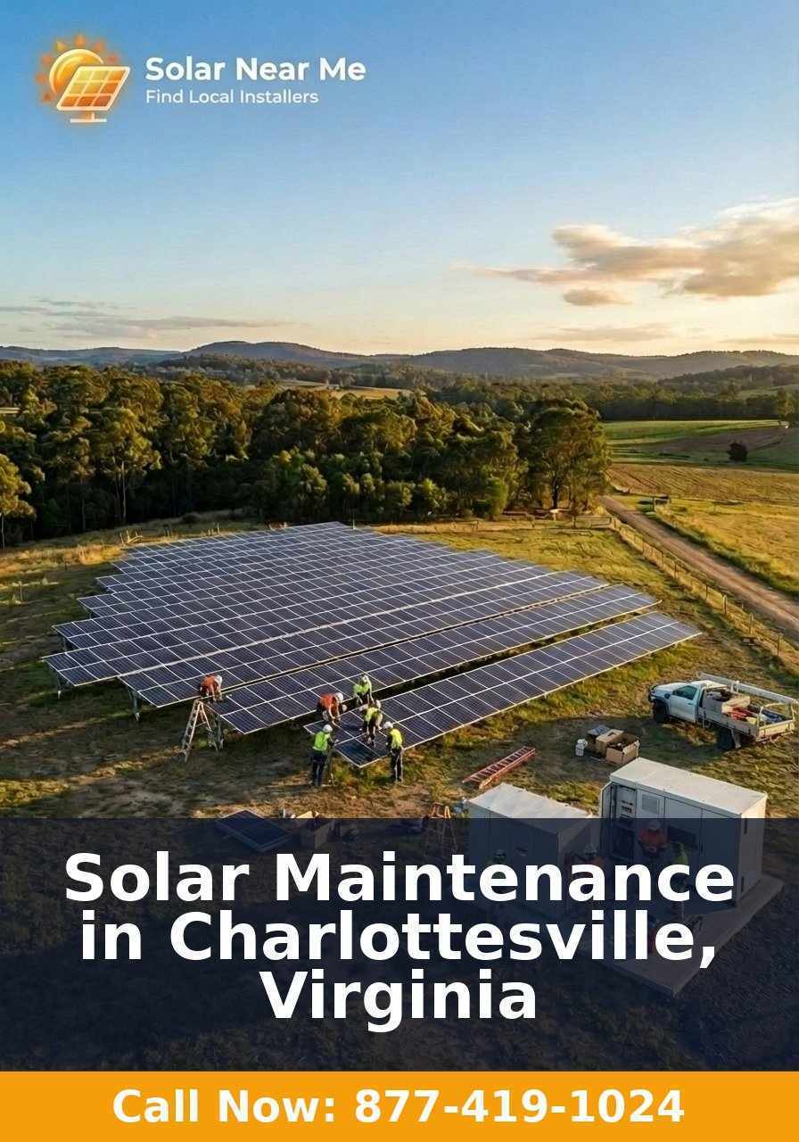 Solar Maintenance in Charlottesville, Virginia