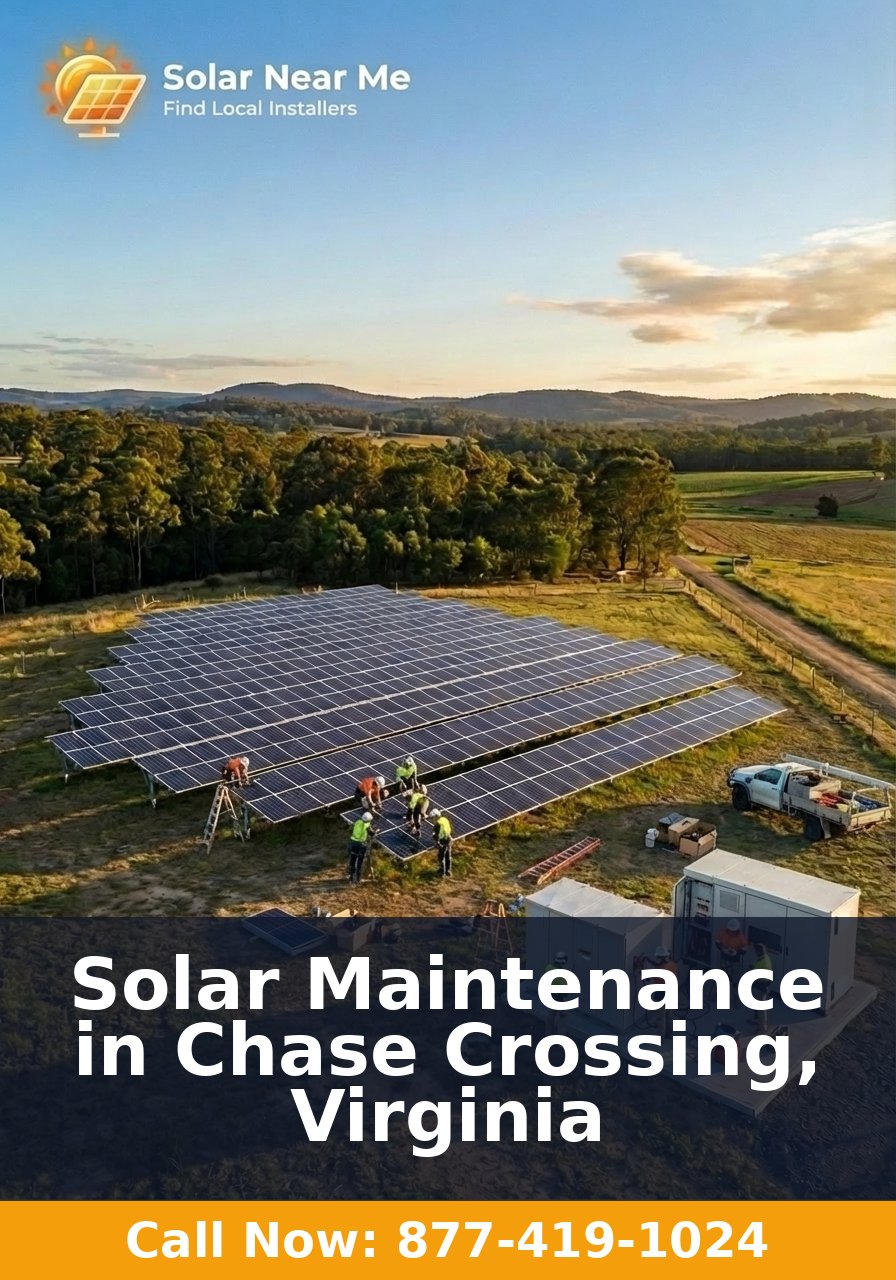 Solar Maintenance in Chase Crossing, Virginia