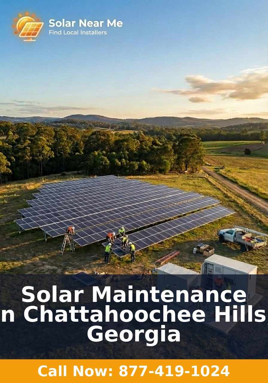 Solar Maintenance in Chattahoochee Hills, Georgia