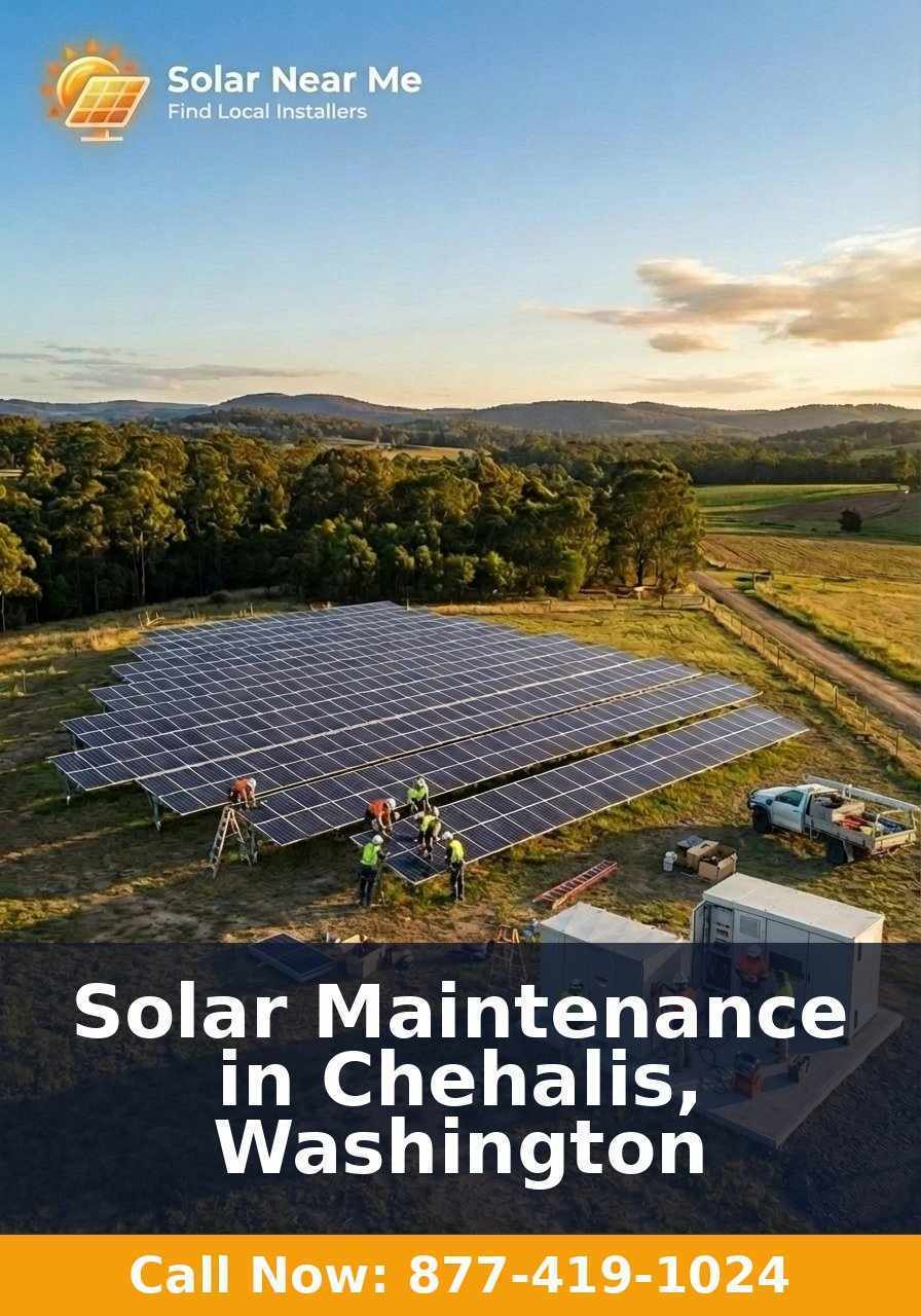 Solar Maintenance in Chehalis, Washington