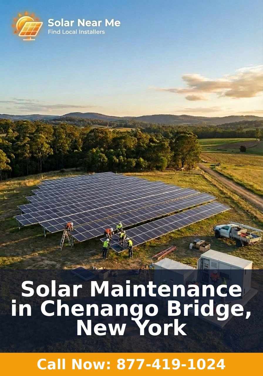 Solar Maintenance in Chenango Bridge, New York