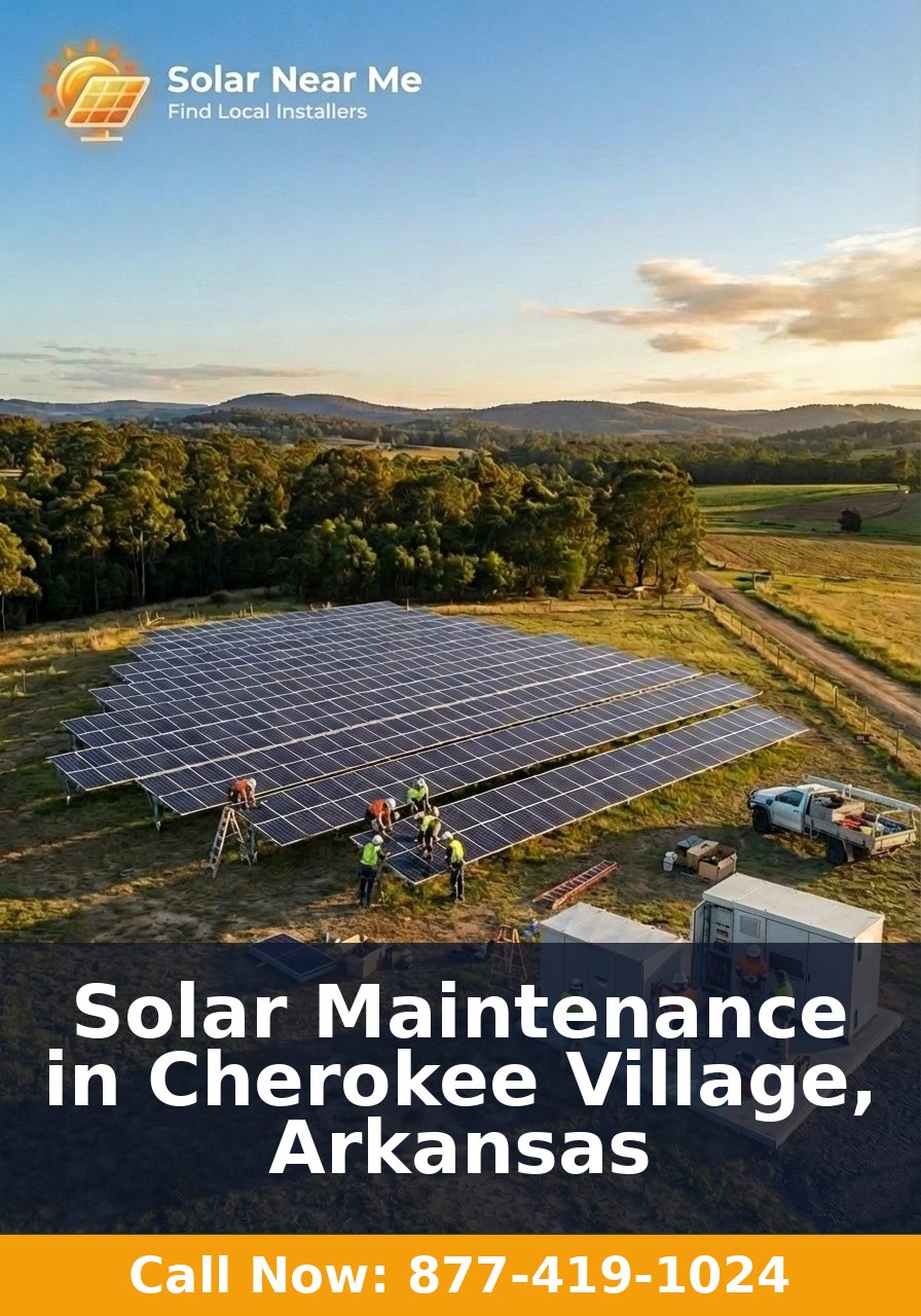 Solar Maintenance in Cherokee Village, Arkansas