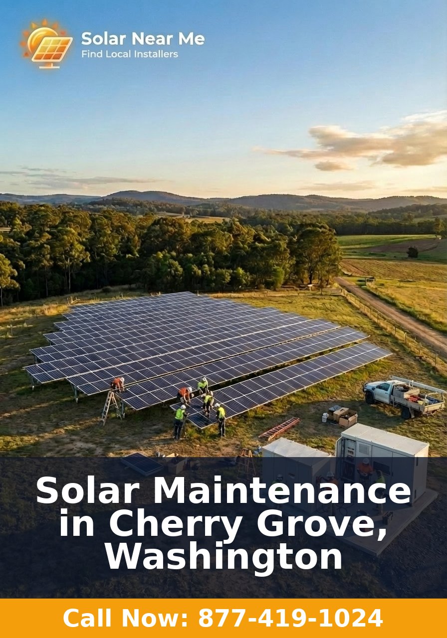 Solar Maintenance in Cherry Grove, Washington
