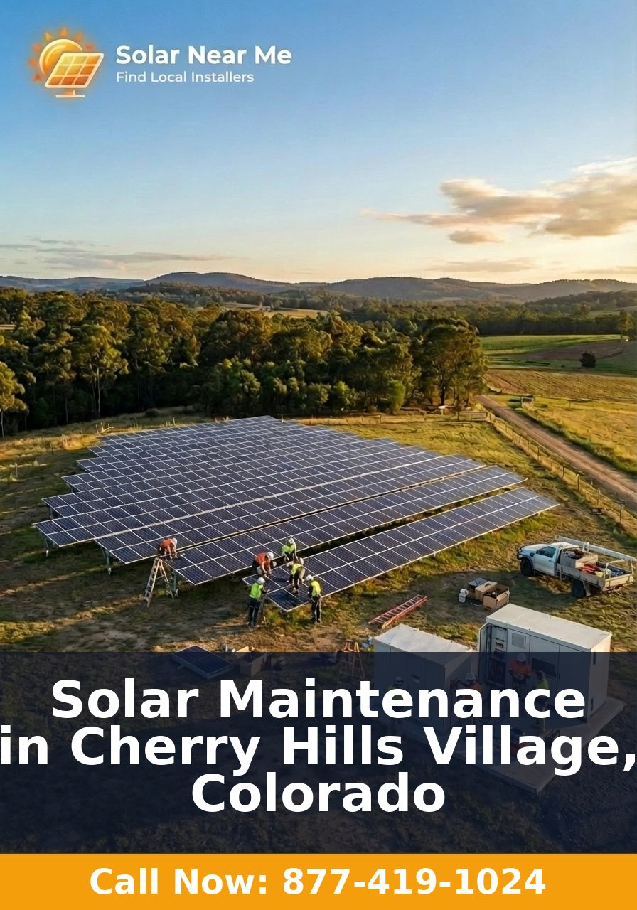 Solar Maintenance in Cherry Hills Village, Colorado