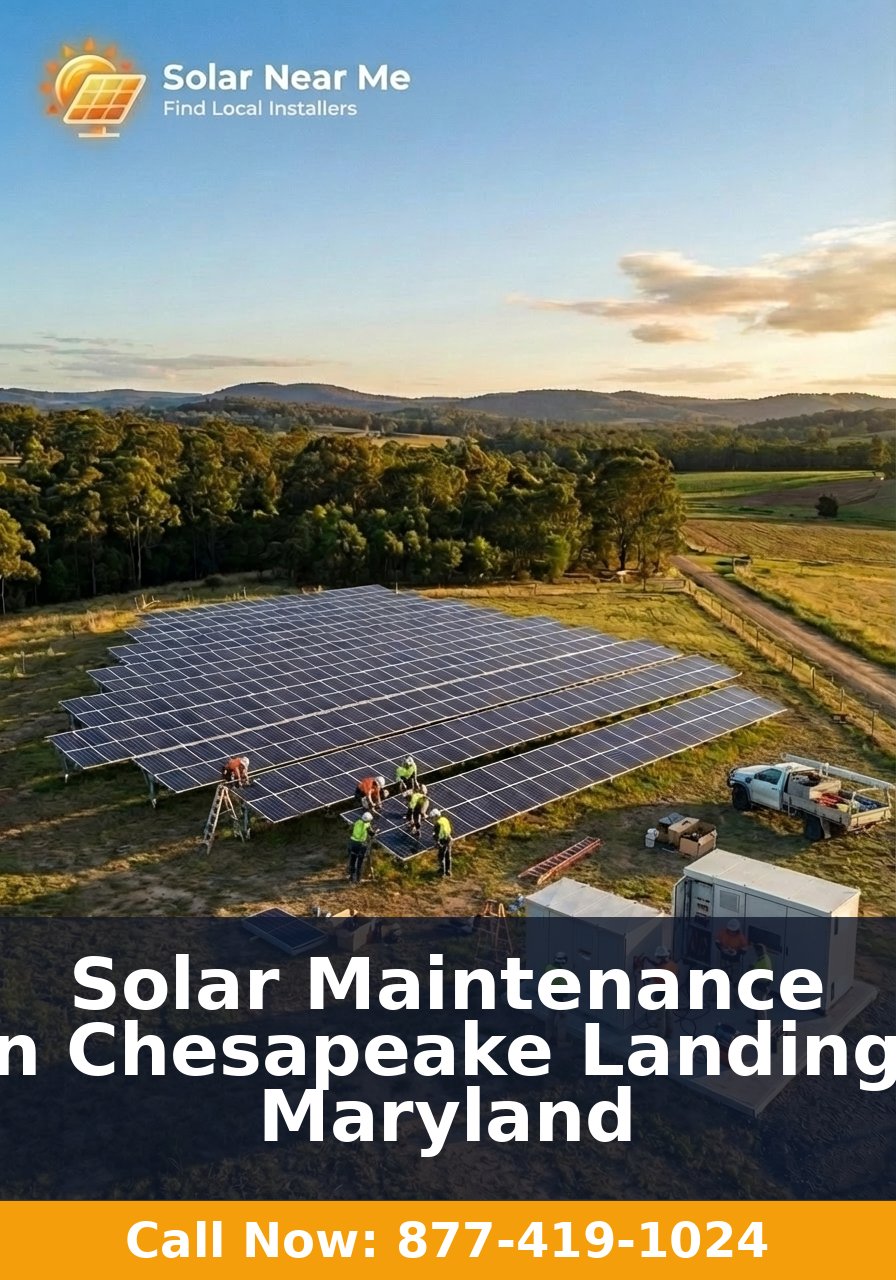 Solar Maintenance in Chesapeake Landing, Maryland
