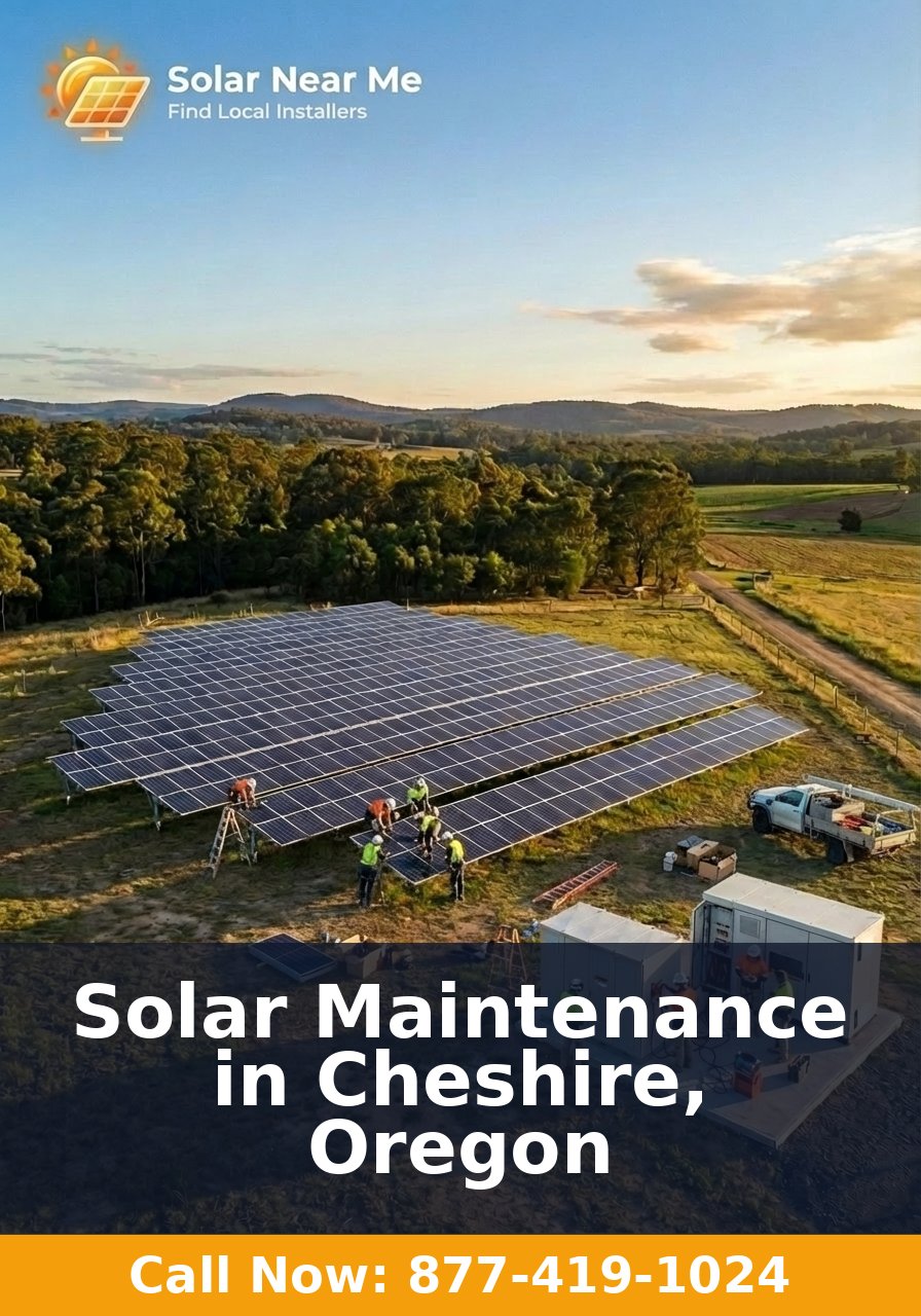 Solar Maintenance in Cheshire, Oregon