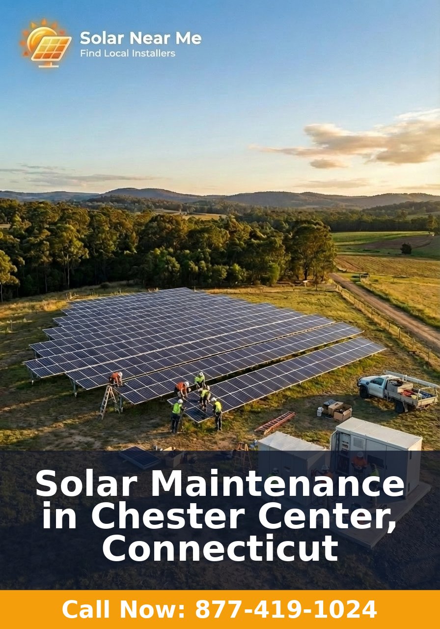 Solar Maintenance in Chester Center, Connecticut