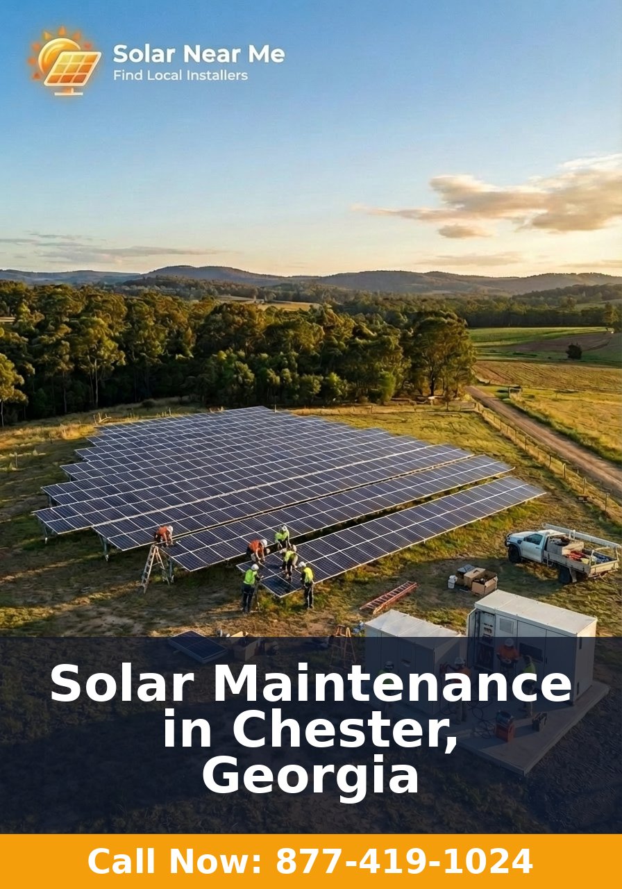 Solar Maintenance in Chester, Georgia