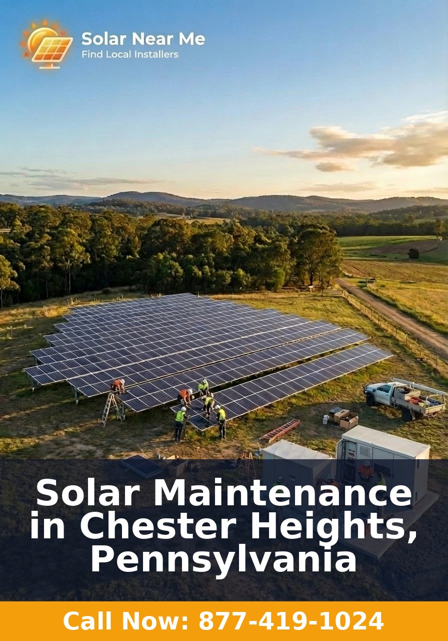 Solar Maintenance in Chester Heights, Pennsylvania