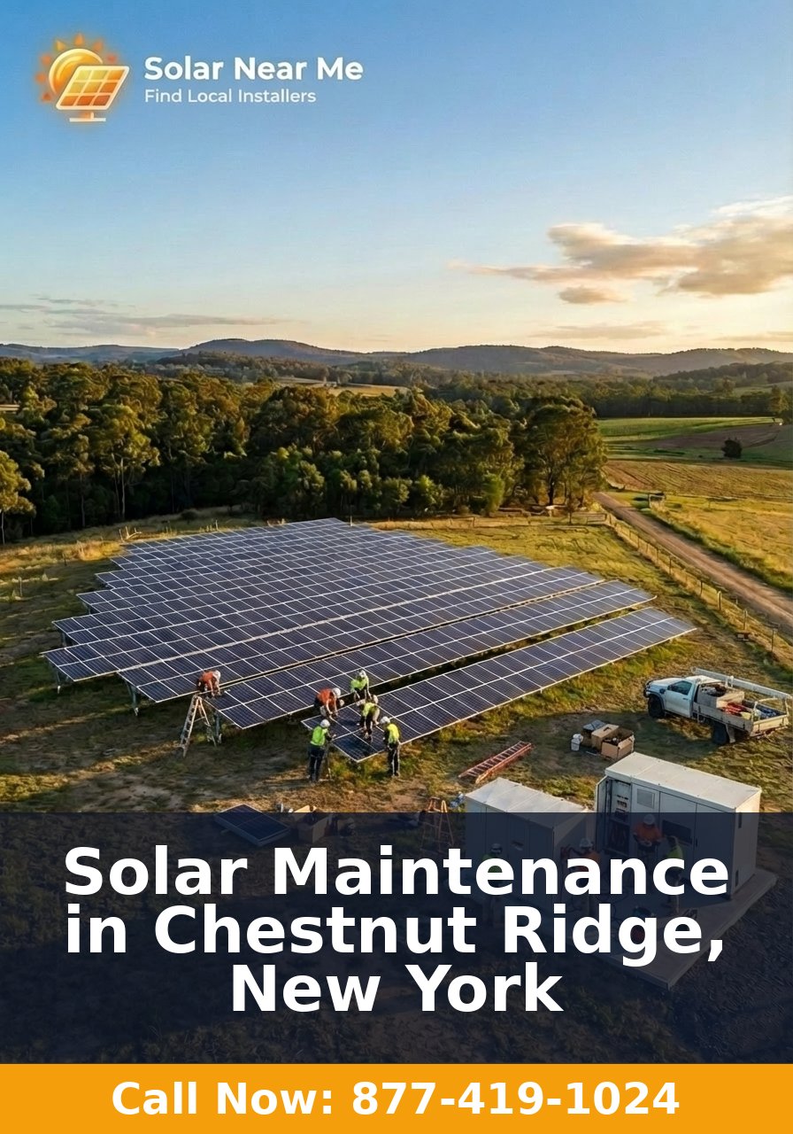 Solar Maintenance in Chestnut Ridge, New York