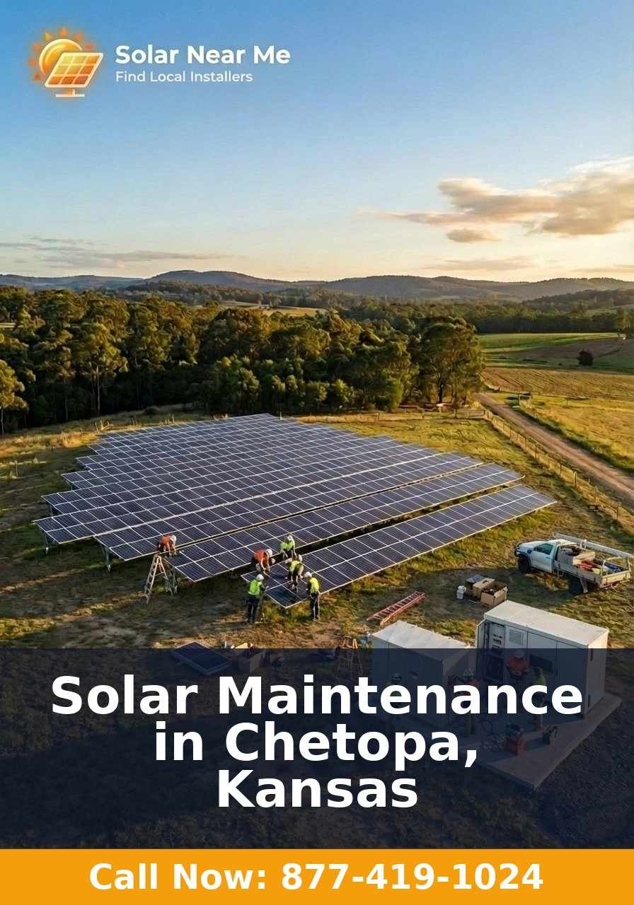 Solar Maintenance in Chetopa, Kansas