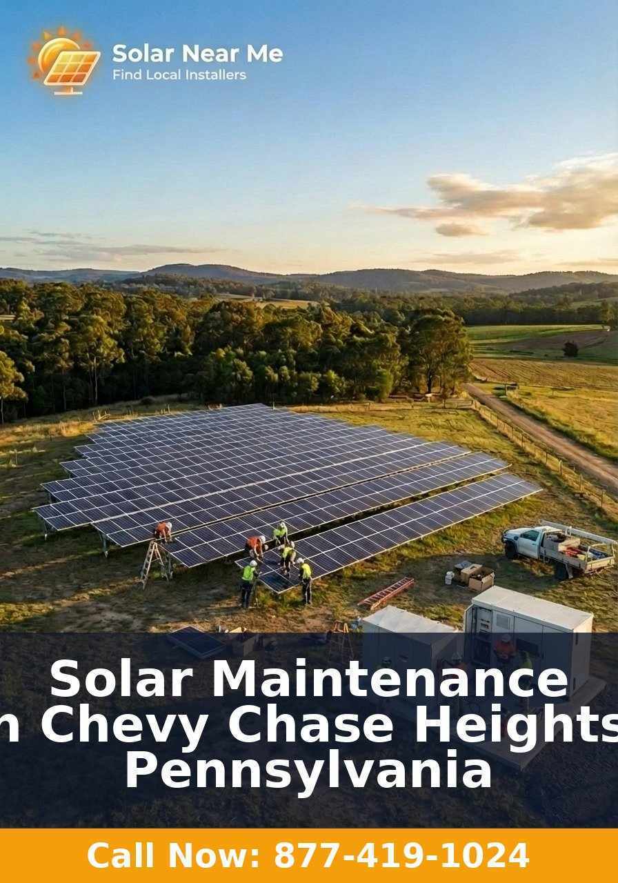 Solar Maintenance in Chevy Chase Heights, Pennsylvania