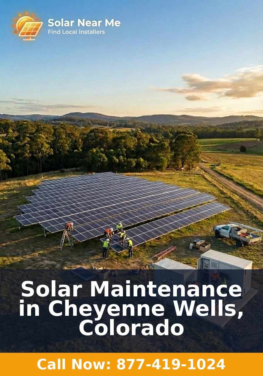 Solar Maintenance in Cheyenne Wells, Colorado