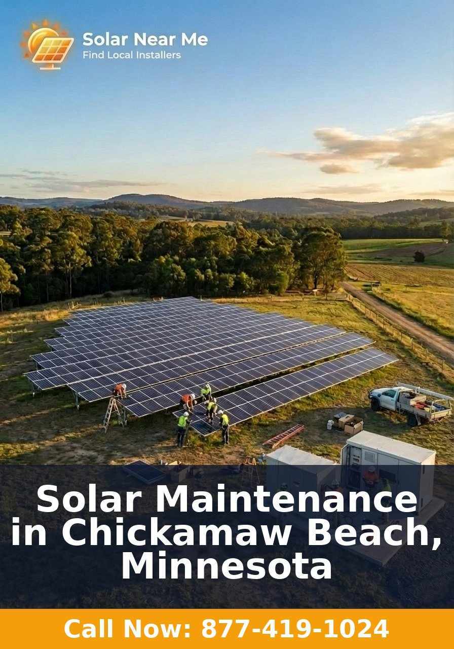 Solar Maintenance in Chickamaw Beach, Minnesota