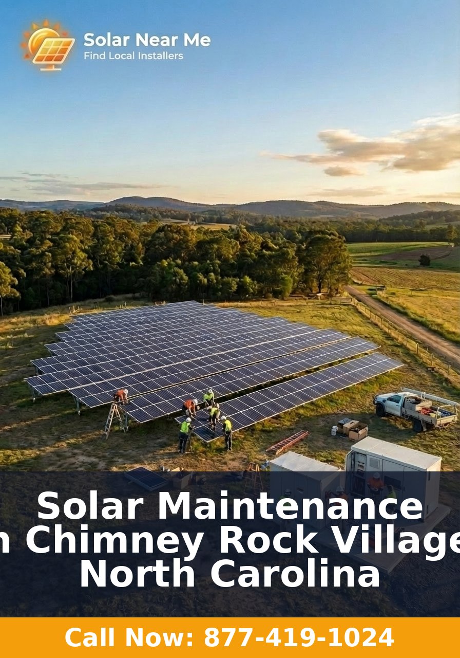 Solar Maintenance in Chimney Rock Village, North Carolina