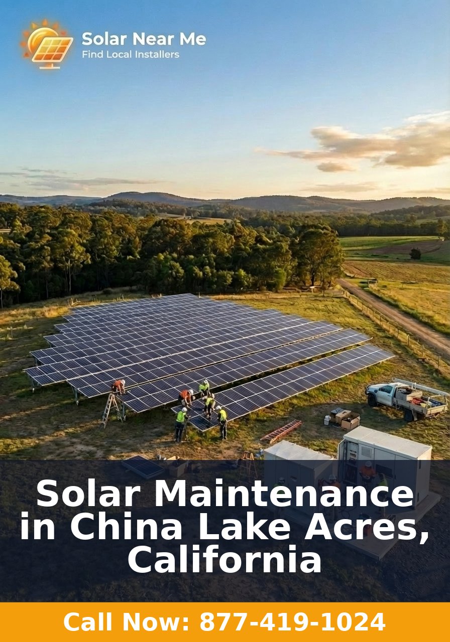 Solar Maintenance in China Lake Acres, California