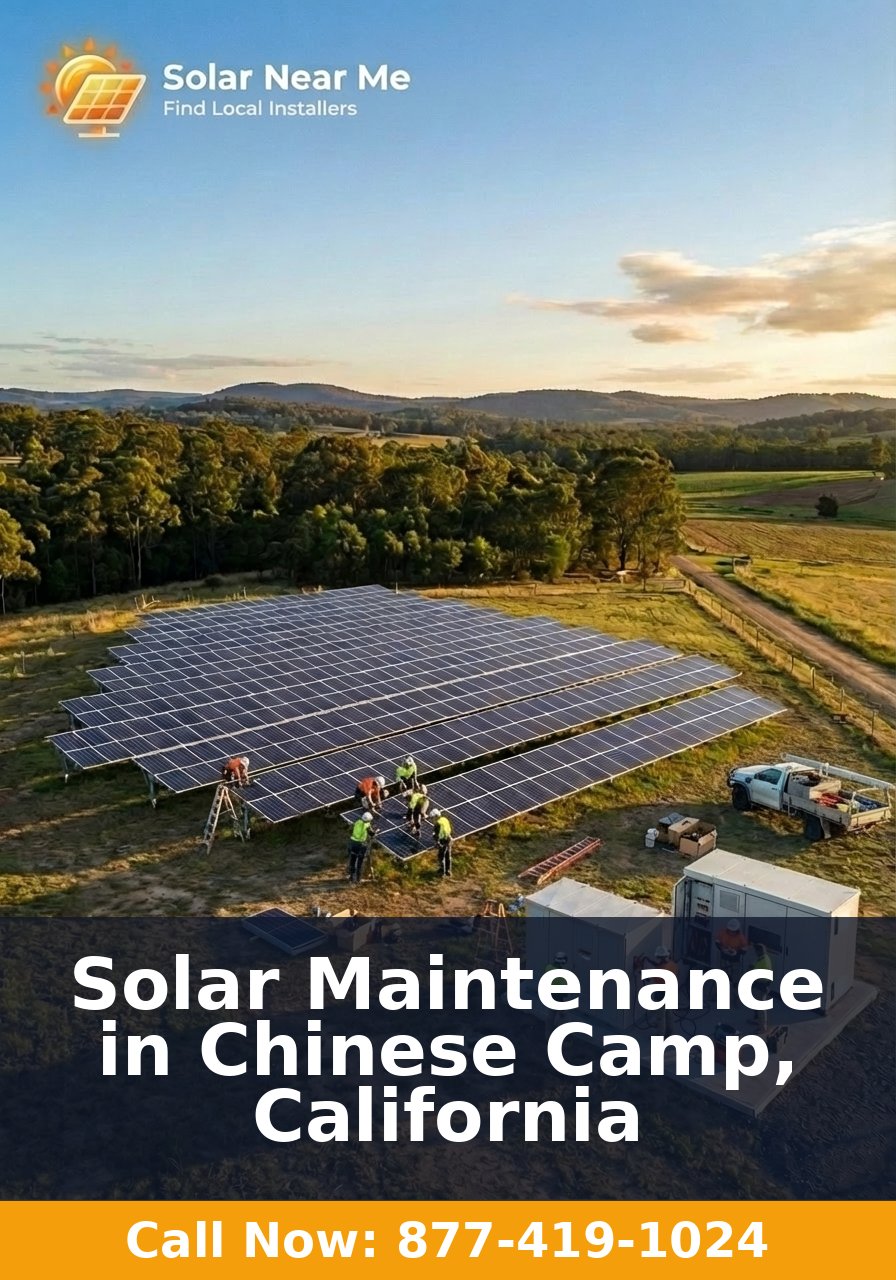 Solar Maintenance in Chinese Camp, California
