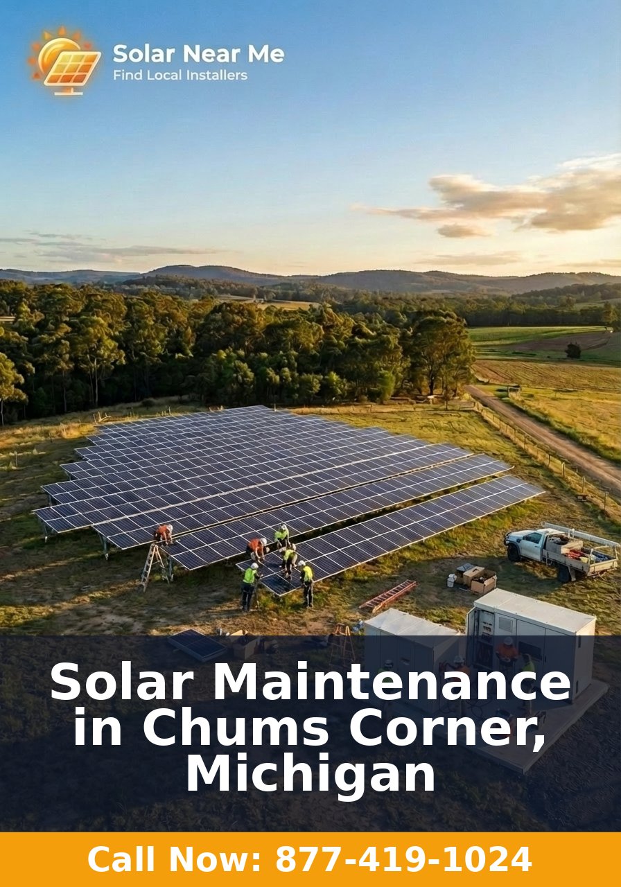 Solar Maintenance in Chums Corner, Michigan