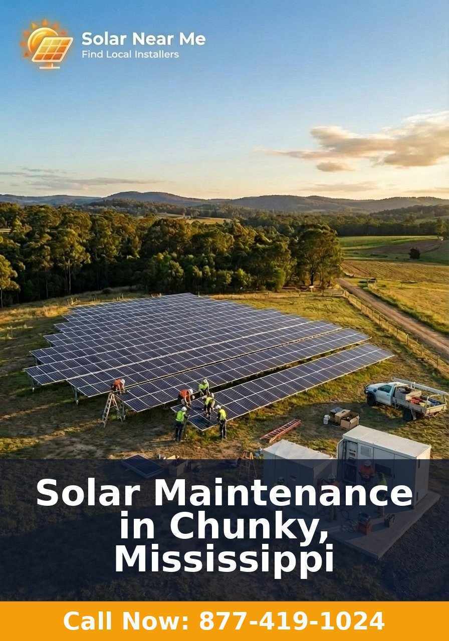 Solar Maintenance in Chunky, Mississippi