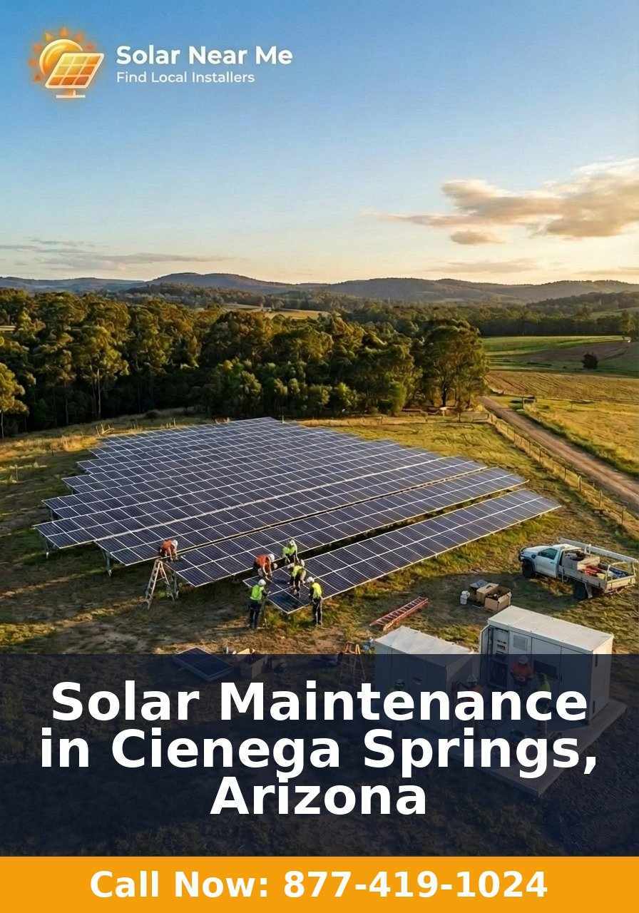 Solar Maintenance in Cienega Springs, Arizona