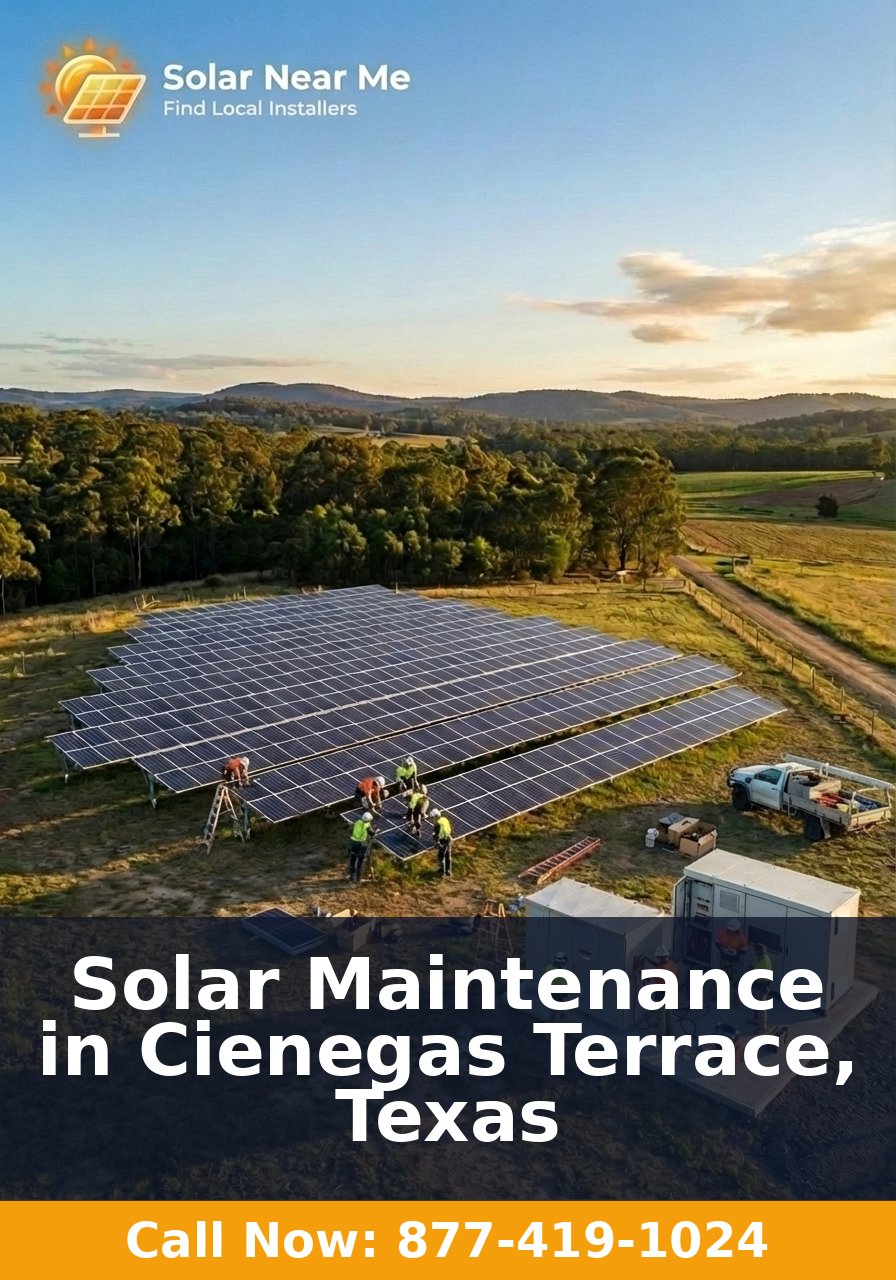 Solar Maintenance in Cienegas Terrace, Texas