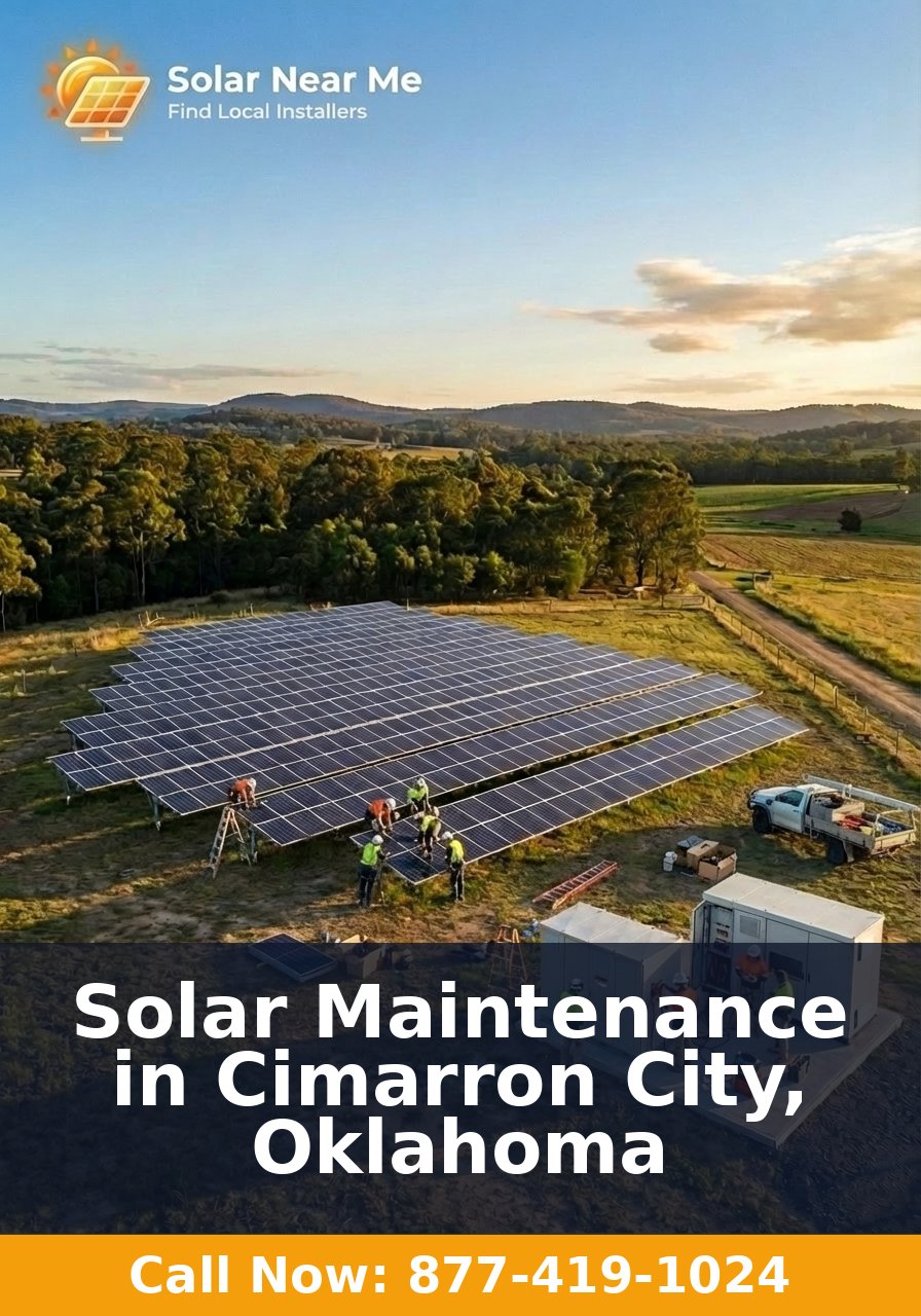 Solar Maintenance in Cimarron City, Oklahoma