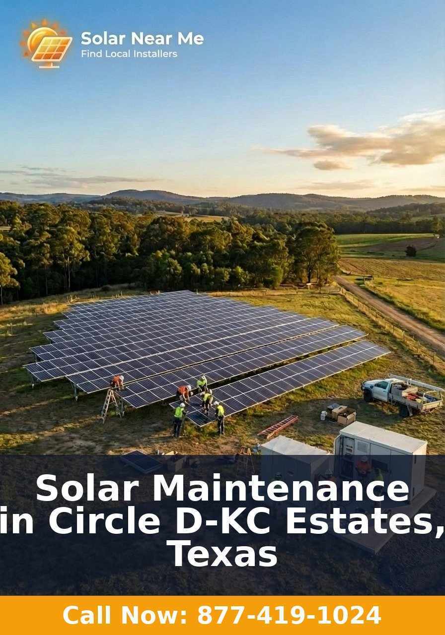 Solar Maintenance in Circle D-KC Estates, Texas