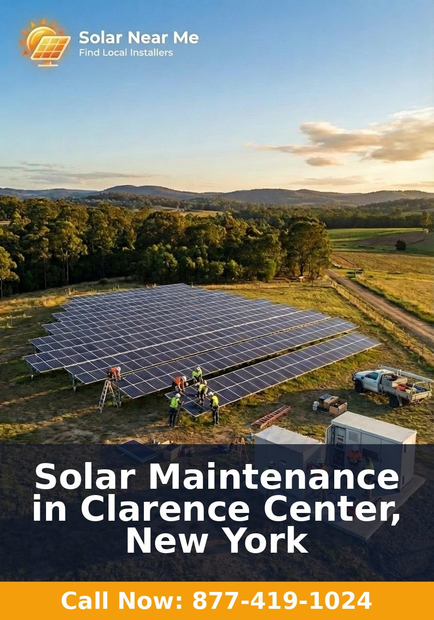 Solar Maintenance in Clarence Center, New York