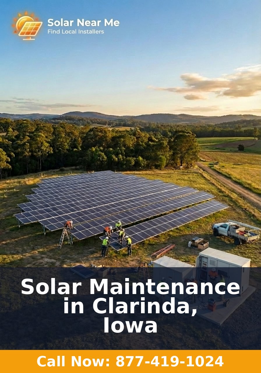 Solar Maintenance in Clarinda, Iowa