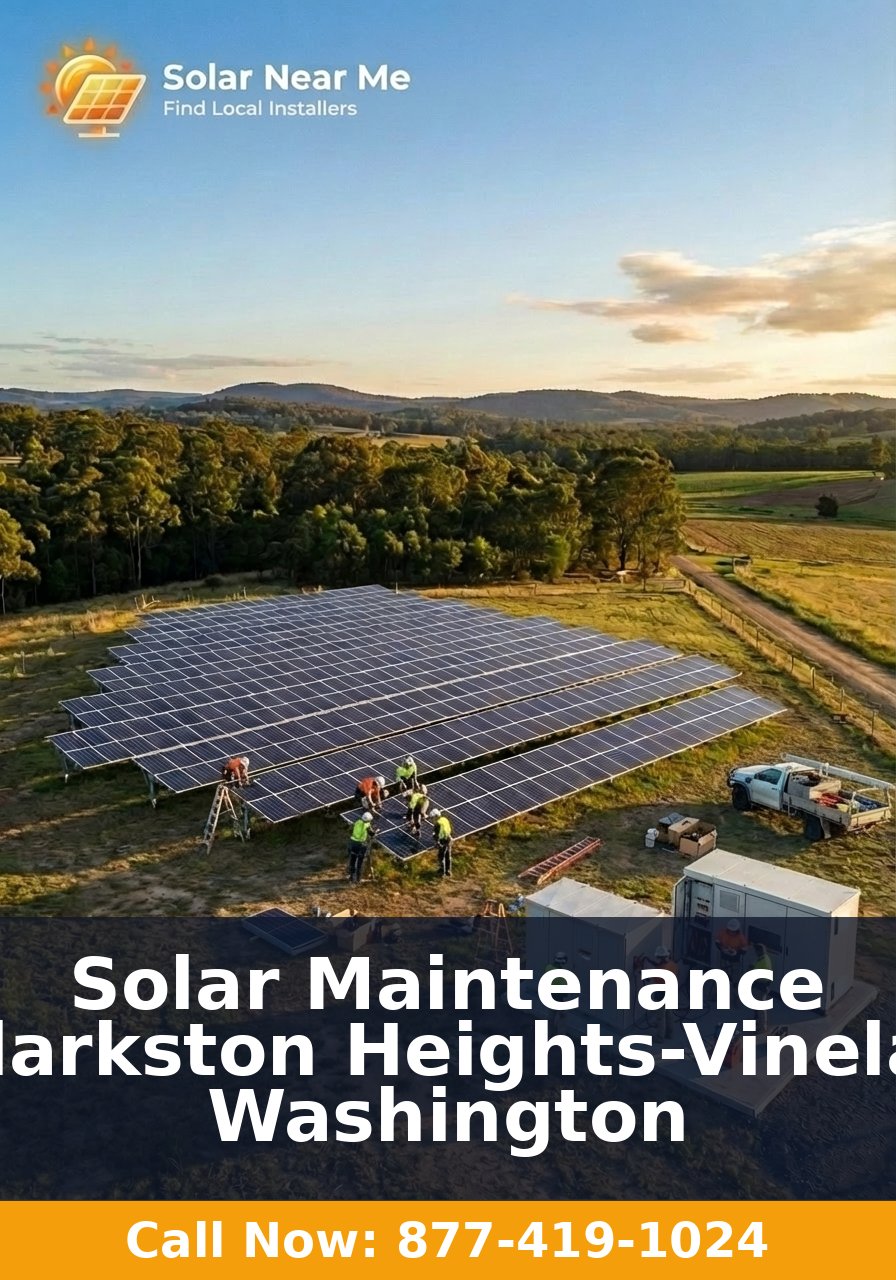Solar Maintenance in Clarkston Heights-Vineland, Washington