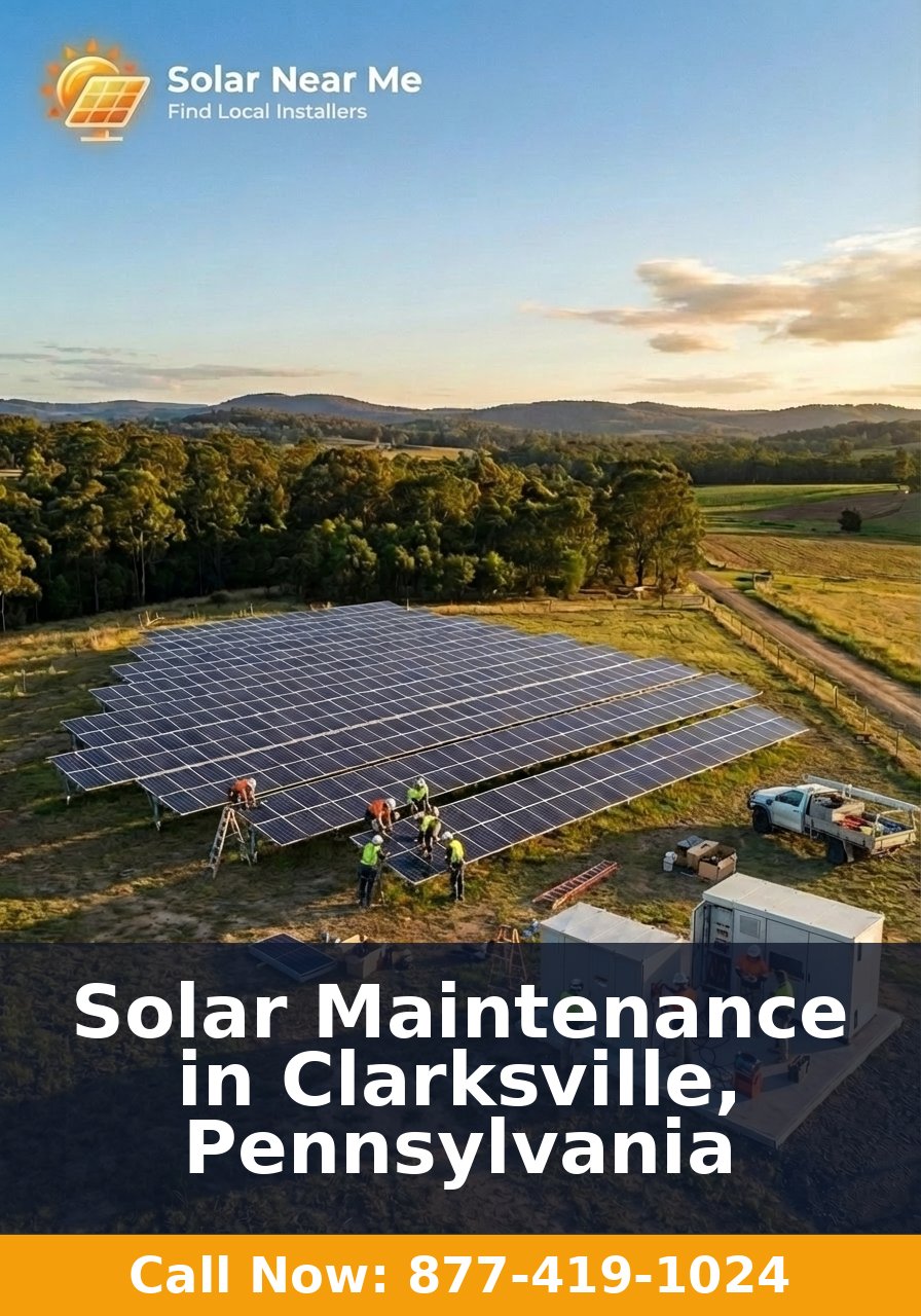 Solar Maintenance in Clarksville, Pennsylvania