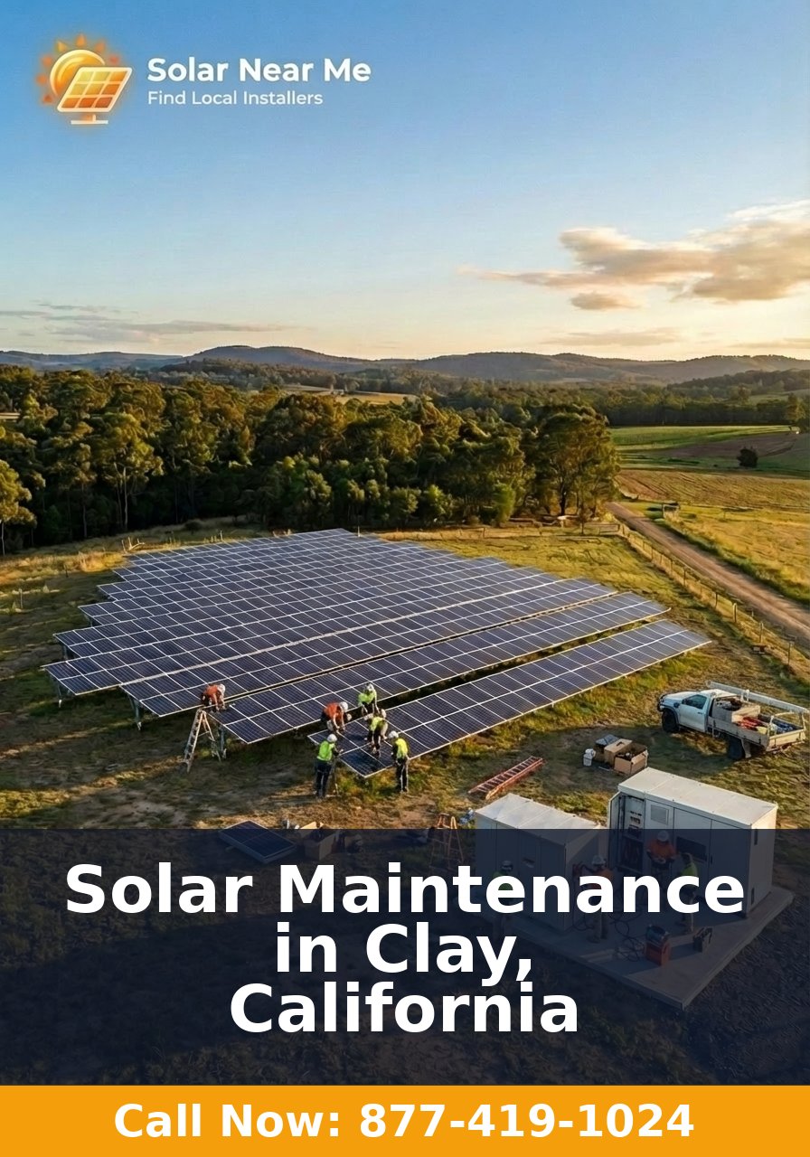 Solar Maintenance in Clay, California