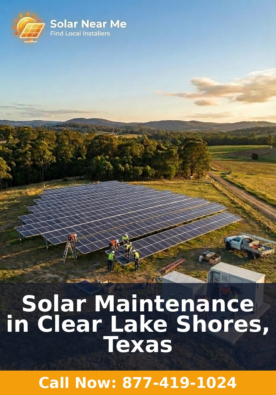 Solar Maintenance in Clear Lake Shores, Texas
