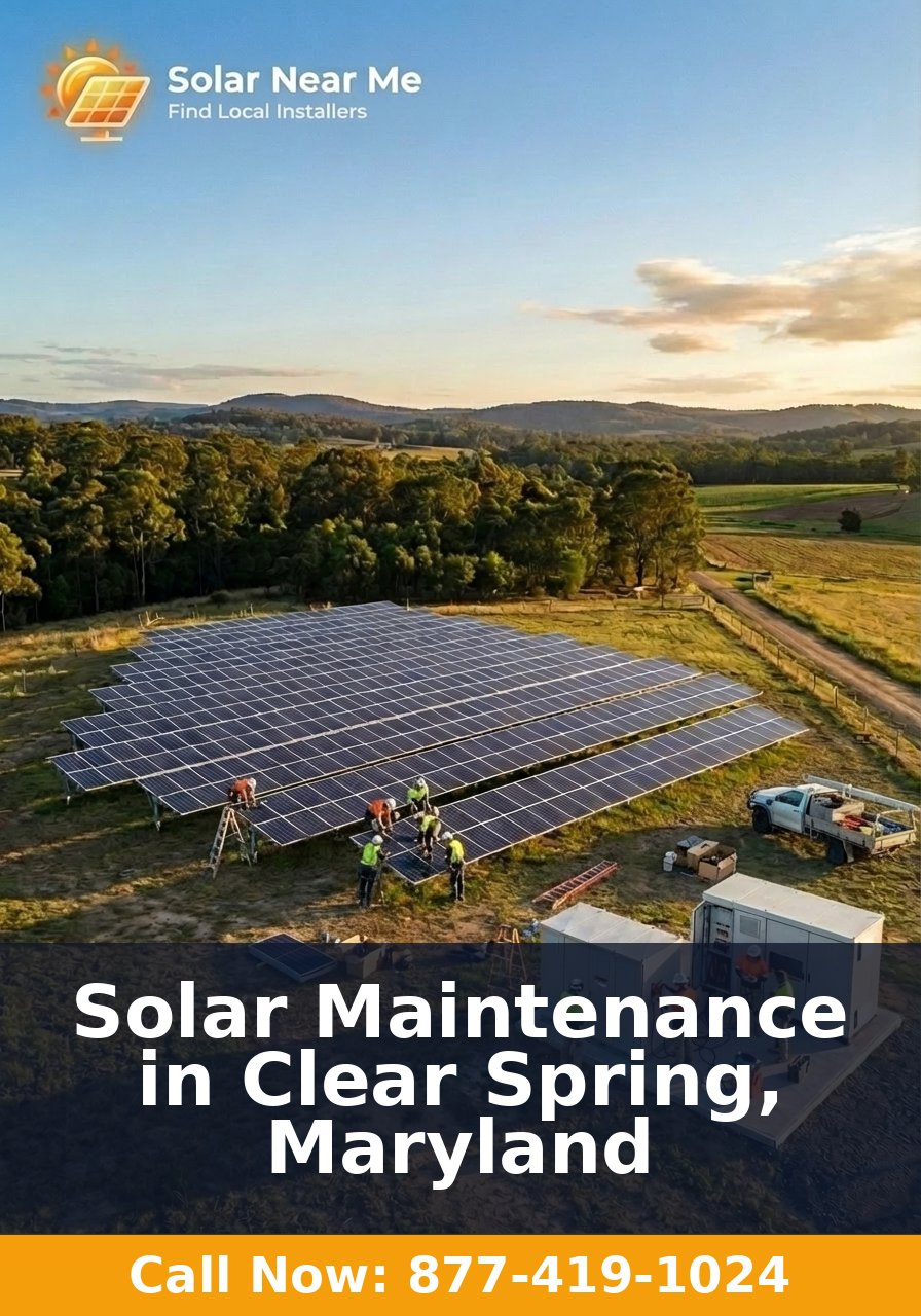 Solar Maintenance in Clear Spring, Maryland