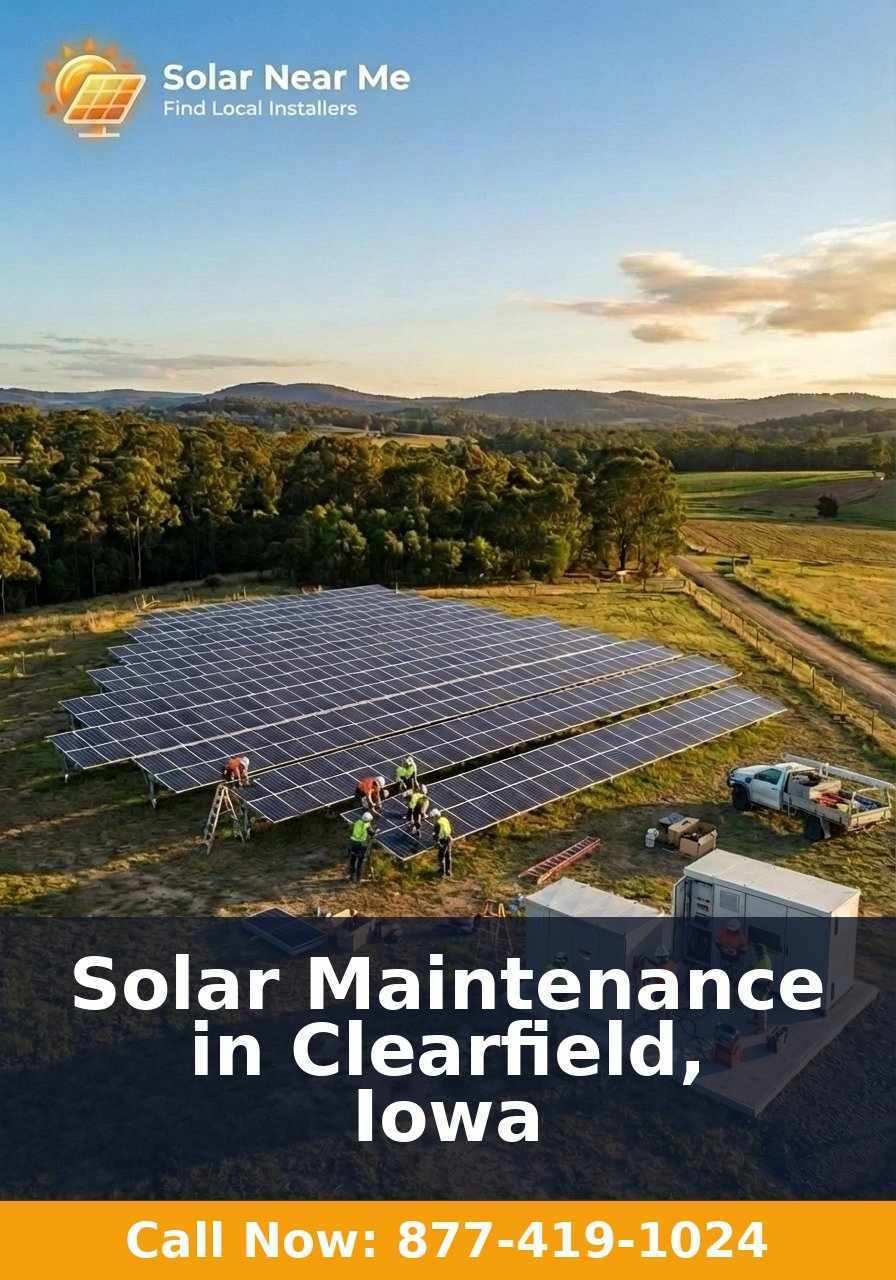 Solar Maintenance in Clearfield, Iowa
