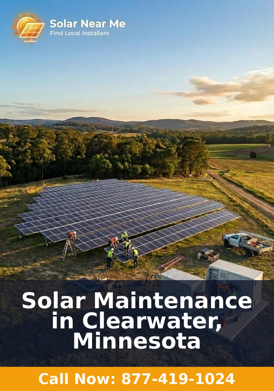 Solar Maintenance in Clearwater, Minnesota