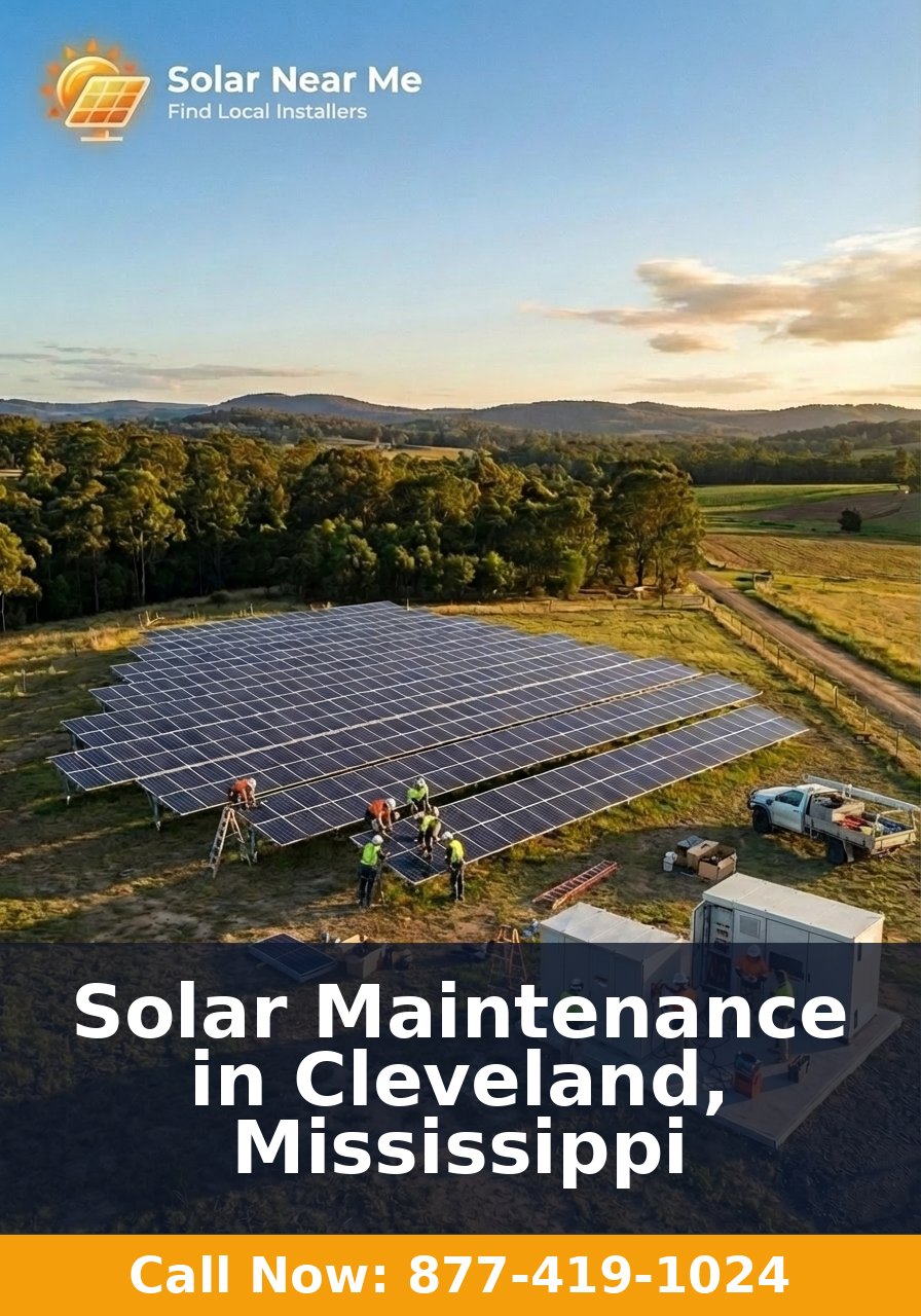 Solar Maintenance in Cleveland, Mississippi