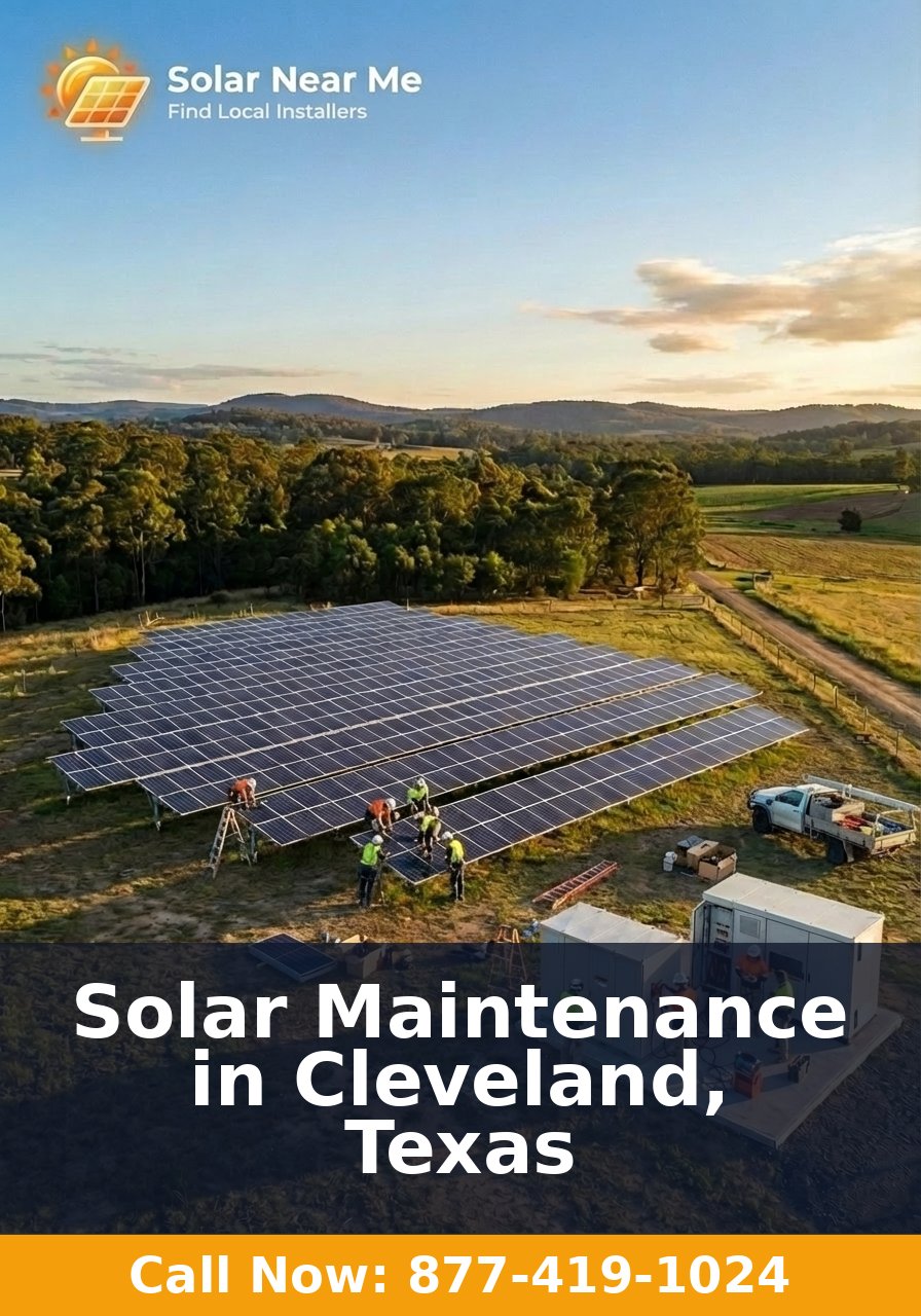 Solar Maintenance in Cleveland, Texas