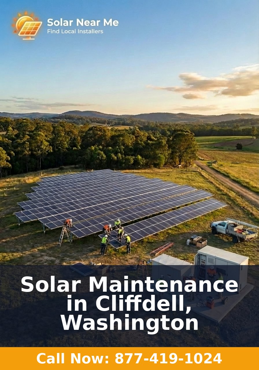 Solar Maintenance in Cliffdell, Washington